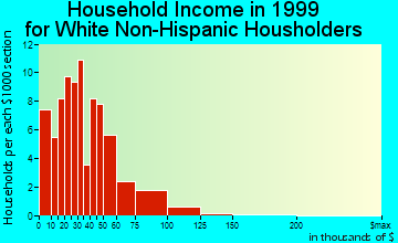 Archer household income for White Non-Hispanic householders
