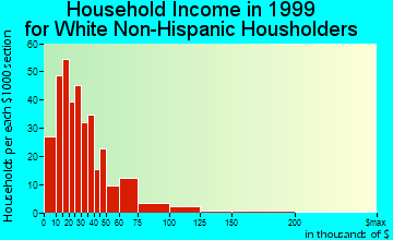 Avon Park household income for White Non-Hispanic householders