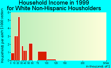 Campbellton household income for White Non-Hispanic householders