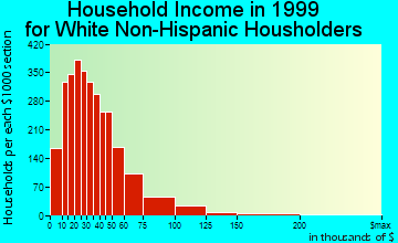 Port Charlotte household income for White Non-Hispanic householders