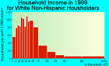 Punta Gorda household income for White Non-Hispanic householders