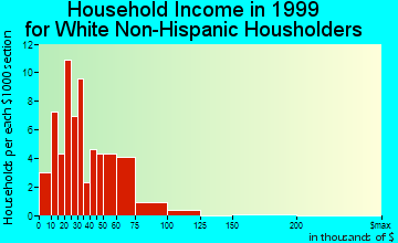 Inkom household income for White Non-Hispanic householders