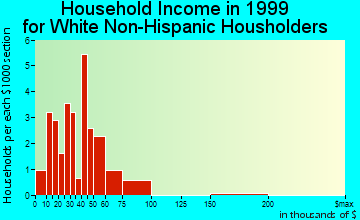 Cisco household income for White Non-Hispanic householders