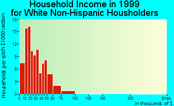 Clay City household income for White Non-Hispanic householders