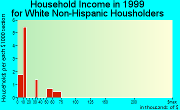 Hyder household income for White Non-Hispanic householders
