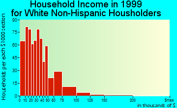 Brazil household income for White Non-Hispanic householders