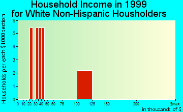 Lake Minchumina household income for White Non-Hispanic householders