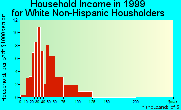 Elk Run Heights household income for White Non-Hispanic householders