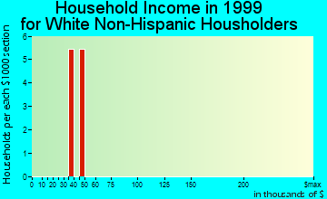 Nunapitchuk household income for White Non-Hispanic householders
