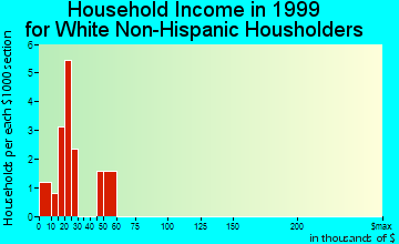 Gillett Grove household income for White Non-Hispanic householders
