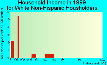 Point MacKenzie household income for White Non-Hispanic householders