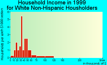 Ralston household income for White Non-Hispanic householders