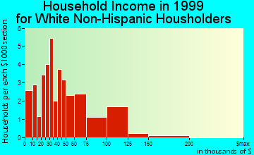 Salamatof household income for White Non-Hispanic householders