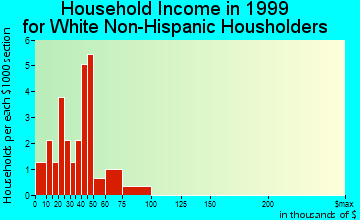 Shambaugh household income for White Non-Hispanic householders