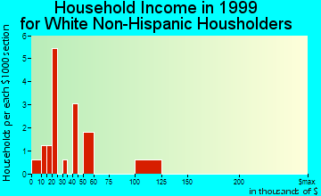 Seldovia Village household income for White Non-Hispanic householders