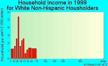 Ash Fork household income for White Non-Hispanic householders