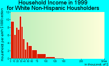 Camargo household income for White Non-Hispanic householders