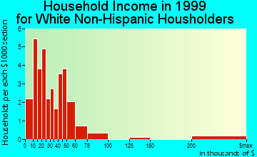 Grand Rivers household income for White Non-Hispanic householders