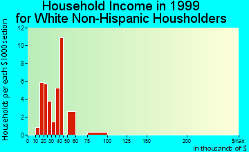 Littletown household income for White Non-Hispanic householders