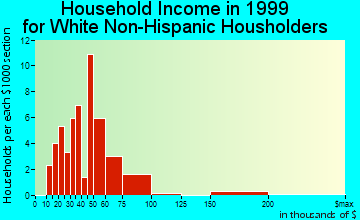 Preston household income for White Non-Hispanic householders