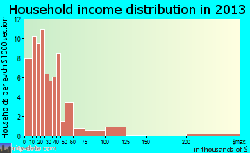 Plain Dealing household income distribution
