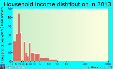 Rayville household income distribution