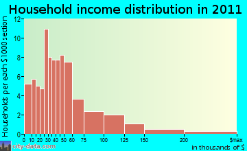 Friendship household income distribution