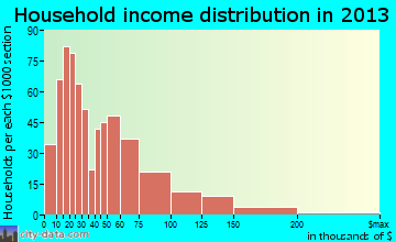 Ellsworth household income distribution