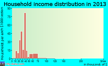 Black Canyon City household income distribution