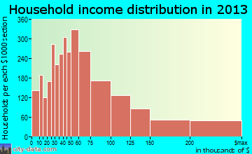 Silver Spring household income distribution