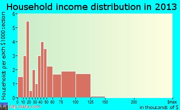 Vienna household income distribution