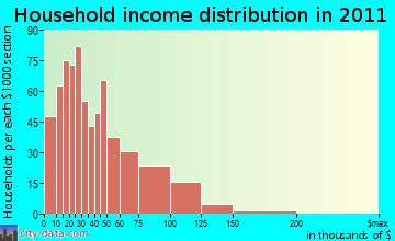 Montague household income distribution