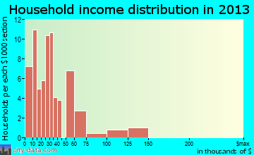 Duncan household income distribution