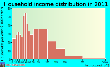 Blackstone household income distribution