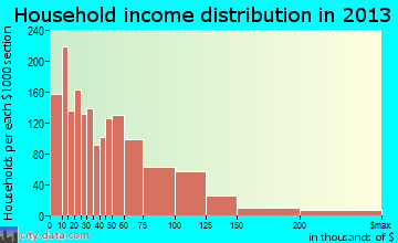 Chelsea household income distribution