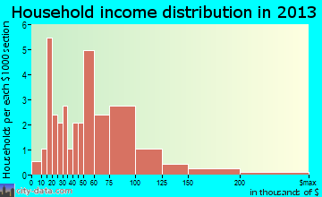 Leonard household income distribution