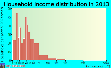 Ionia household income distribution