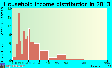Grass Lake household income distribution