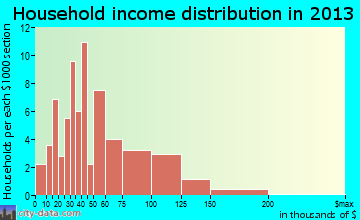 Fowler household income distribution