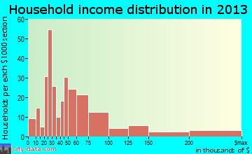 Ferrysburg household income distribution