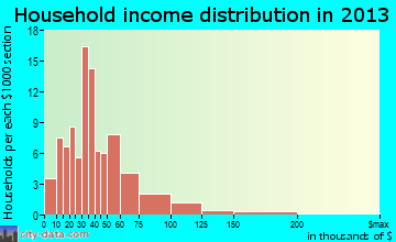 Constantine household income distribution