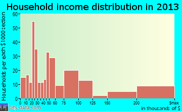 Litchfield Park household income distribution