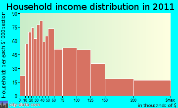 Plymouth Township household income distribution