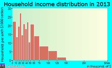 Plainwell household income distribution