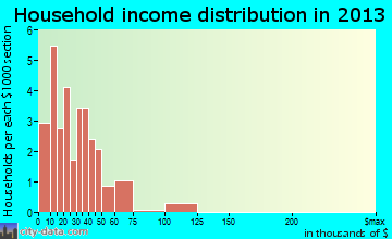 Posen household income distribution