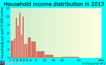 Ubly household income distribution