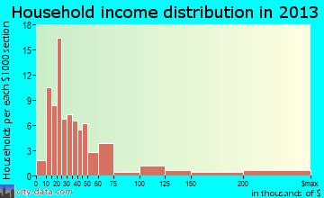 Battle Lake household income distribution