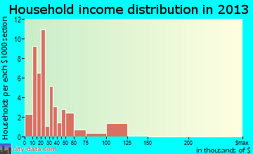 Bigfork household income distribution