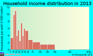 Bird Island household income distribution