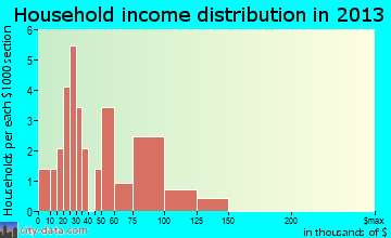 Buckman household income distribution